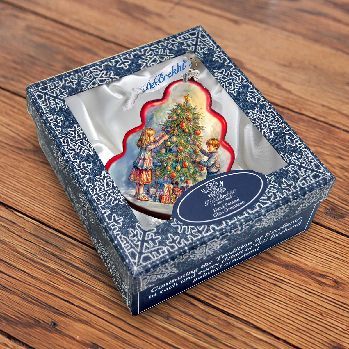 Love Among the Branches Tree Glass Ornament