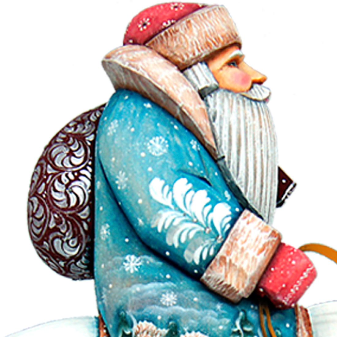 Polar Bear Santa Christmas Outdoor Scene