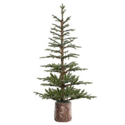 60" Lighted Artificial Fir Christmas Tree with 150 LED Lights & Potted Stand - Christmas Trees USA