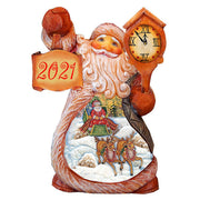Santa Village Sleigh Ride Christmas Figurine
