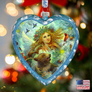 Christmas Bells Glass Ornament Limited Edition by Strelkina at G. DeBrekht - Christmas Decor - 738-082-ST