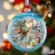 Saint Nicholas Glass Ornament Limited Edition