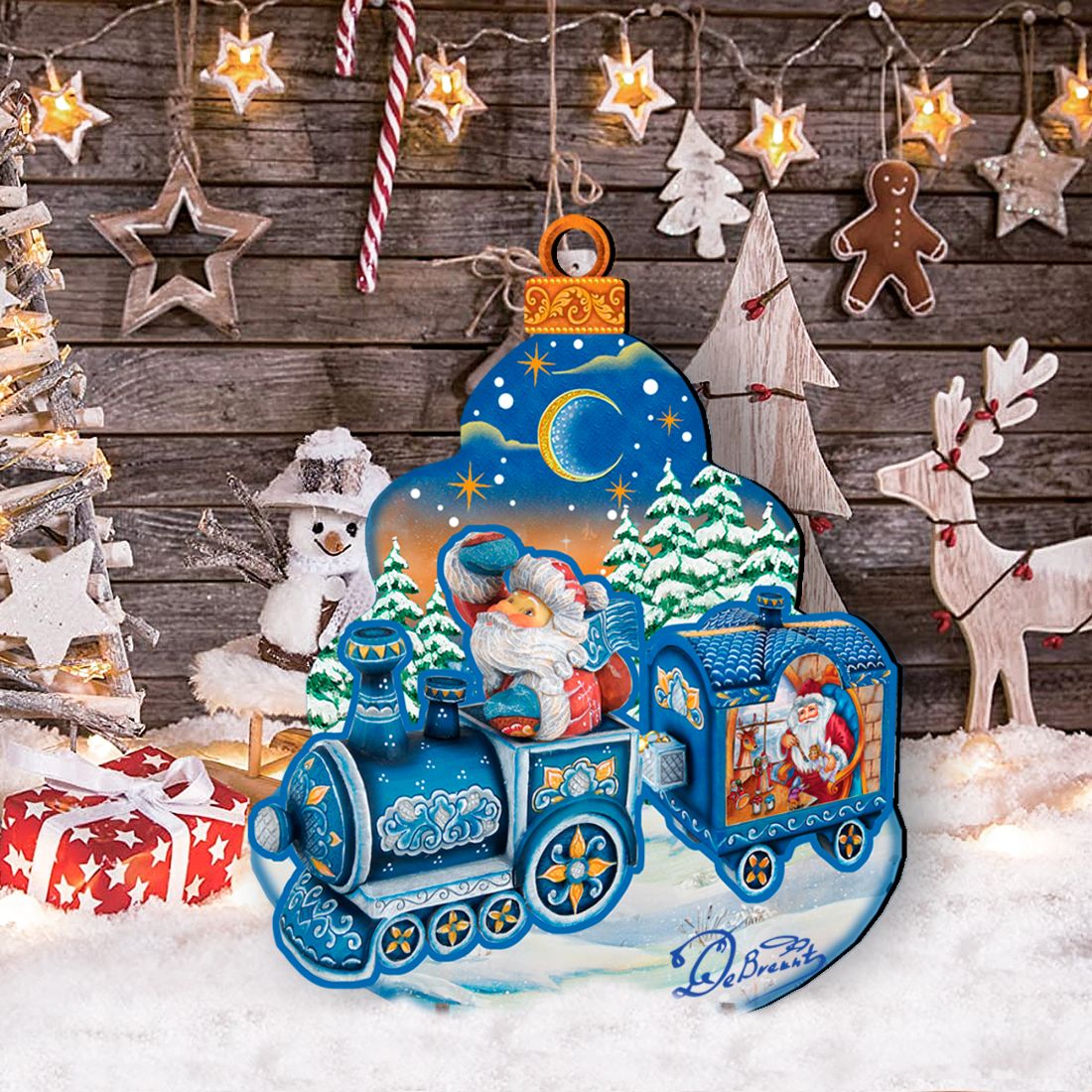 Santa Arrival Christmas Outdoor Yard Sign