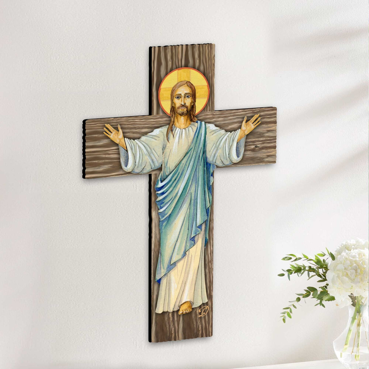 Jesus Cross Outdoor Decor