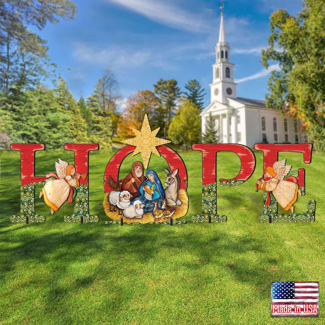 Hope Outdoor Nativity Set