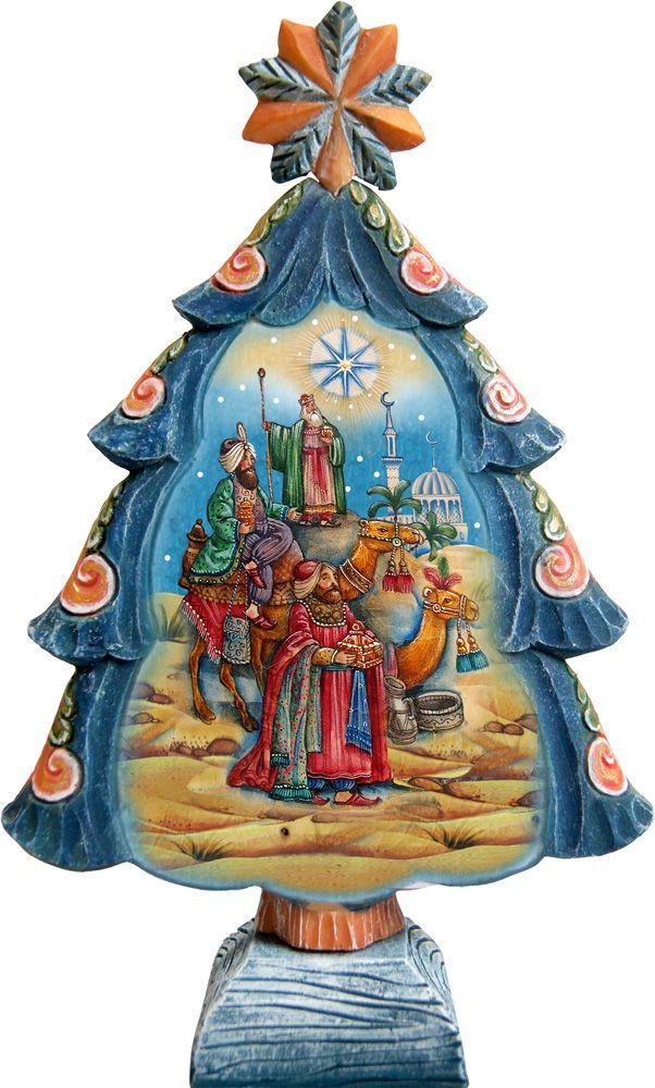 Wisemans Tree Christmas Figurine
