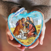 Nativity Glass Ornament Limited Edition