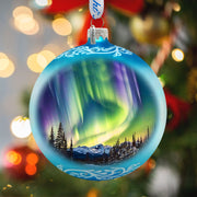 Northern Lights Glass Ornament