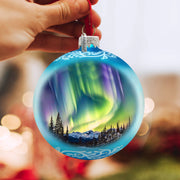 Northern Lights Glass Ornament