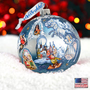 Limited Edition, Oversized Snow Queen Ball Glass Ornament, Christmas Decor - 73852 by G. DeBrekht