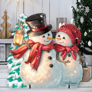 Snow Much in Love Christmas Outdoor Decor by D. Gelsinger - Christmas Santa Snowman Decor - 8461011F-1708