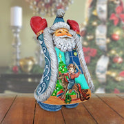 Rocking Horse Fun Santa Handcrafted Christmas Figurine