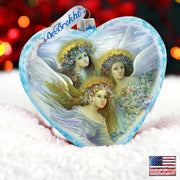 Three Angels Glass Ornament Limited Edition by Strelkina at G. DeBrekht