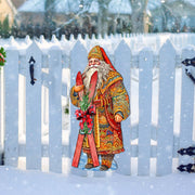 Santa's Skiing Adventure Holiday Door Decor