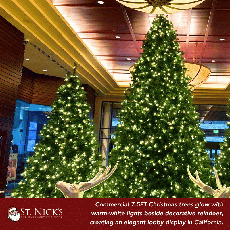 7.5 FT Green PVC Artificial Christmas Tree