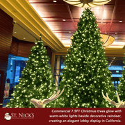 7.5 FT Green PVC Artificial Christmas Tree