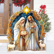 Nostalgic Nativity Scene Outdoor Decor