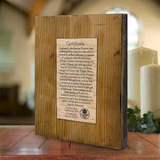 Village Nativity Pointy Wooden Cross by Museum Icons - Inspirational Icon Decor - 88389