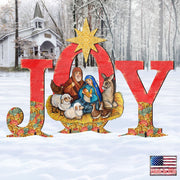 Joy Outdoor Nativity Set