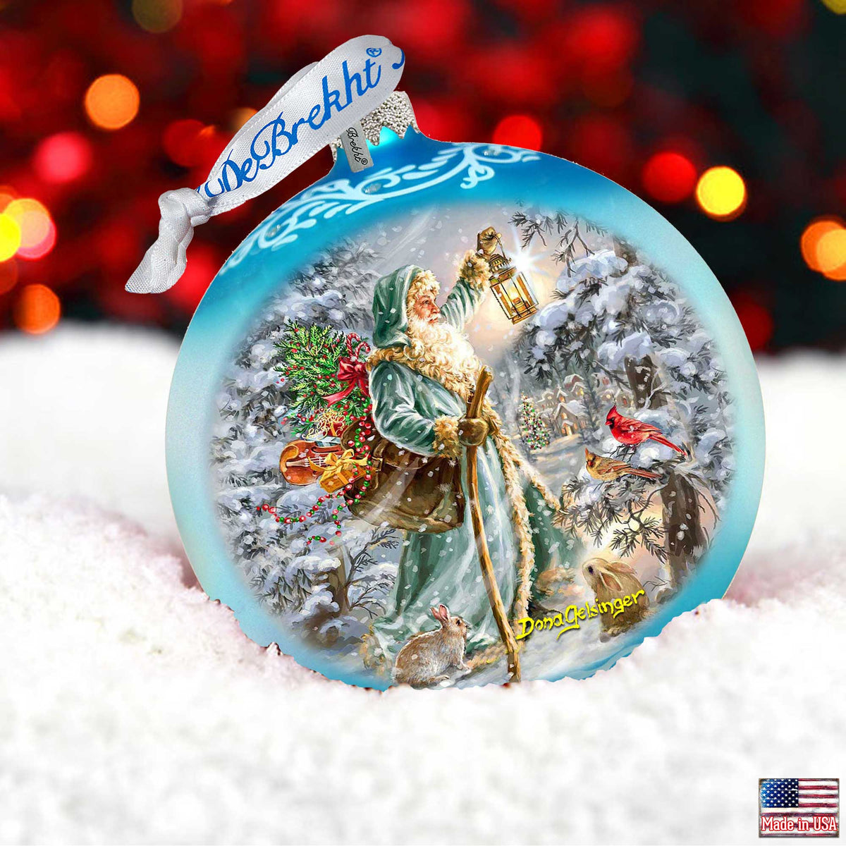 Saint Nicholas Glass Ornament Limited Edition