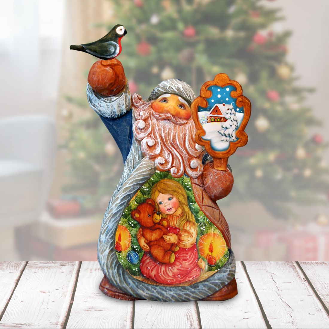 Early Friends Tiny Tale Santa Christmas Figurine
