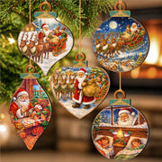 Santa’s Christmas Story Ornament Set