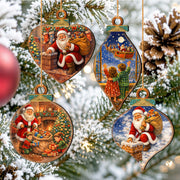 Santa’s Christmas Story Ornament Set
