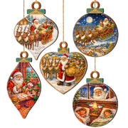 Santa’s Christmas Story Ornament Set