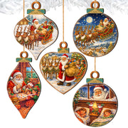 Santa’s Christmas Story Ornament Set