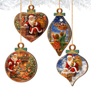 Santa’s Christmas Story Ornament Set