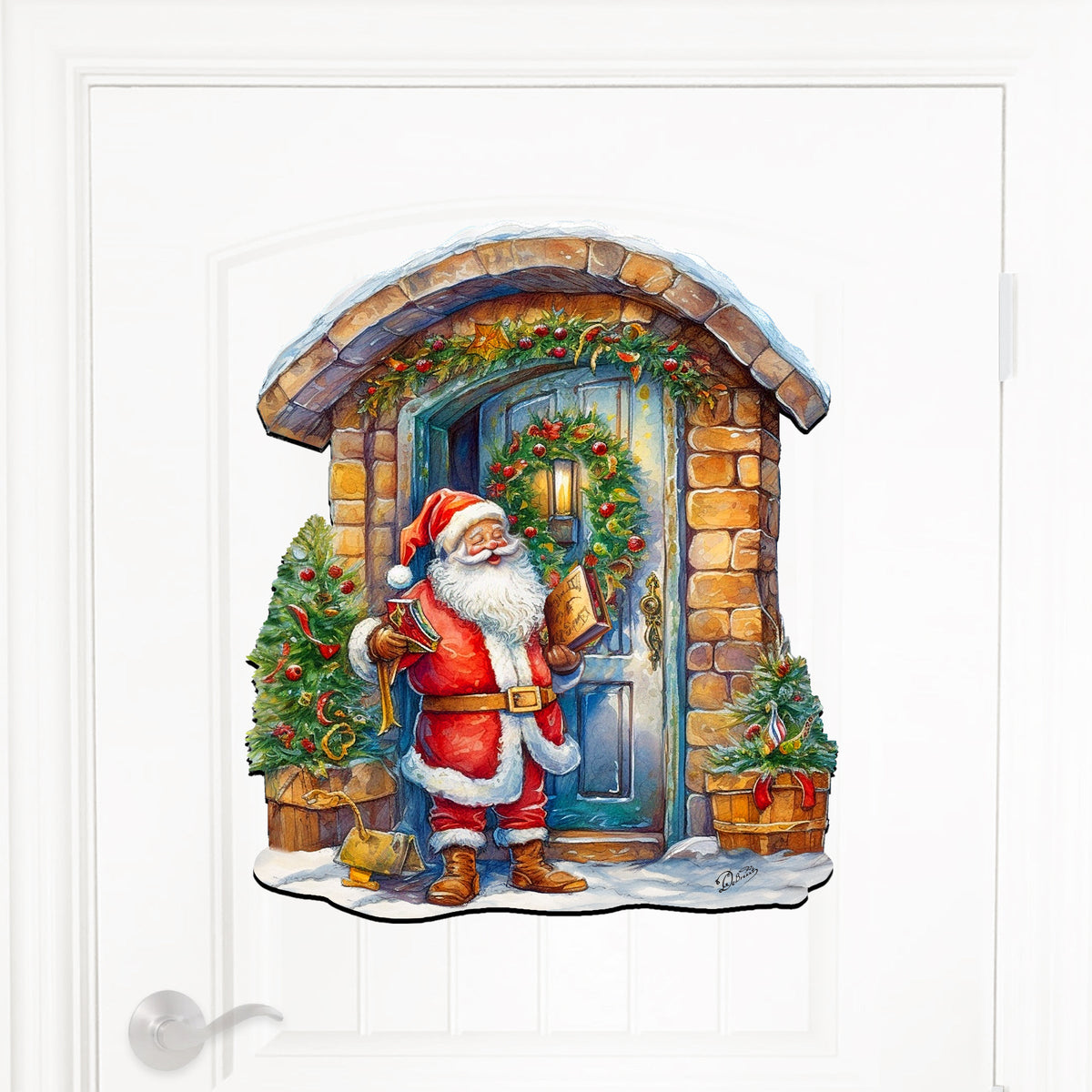 Joyful Moments at the Doorstep Holiday Door Decor