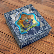 Peacock Princess Glass Ornament by Josephine Wall - Christmas Decor - 754-402-JW