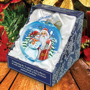 Christmas Workshop Glass Ornament Limited Edition