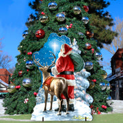 Starry Night Santa Christmas Outdoor Decor