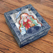 Time to Share Tree Glass Ornament