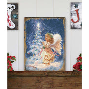 My Christmas Wish Art Wooden Wall Art by D. Gelsinger - Nativity Holiday Decor - 95656B-0703