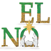 Noel Outdoor Nativity Set  by G. DeBrekht - Nativity Holiday Décor - 8121457F-S4L