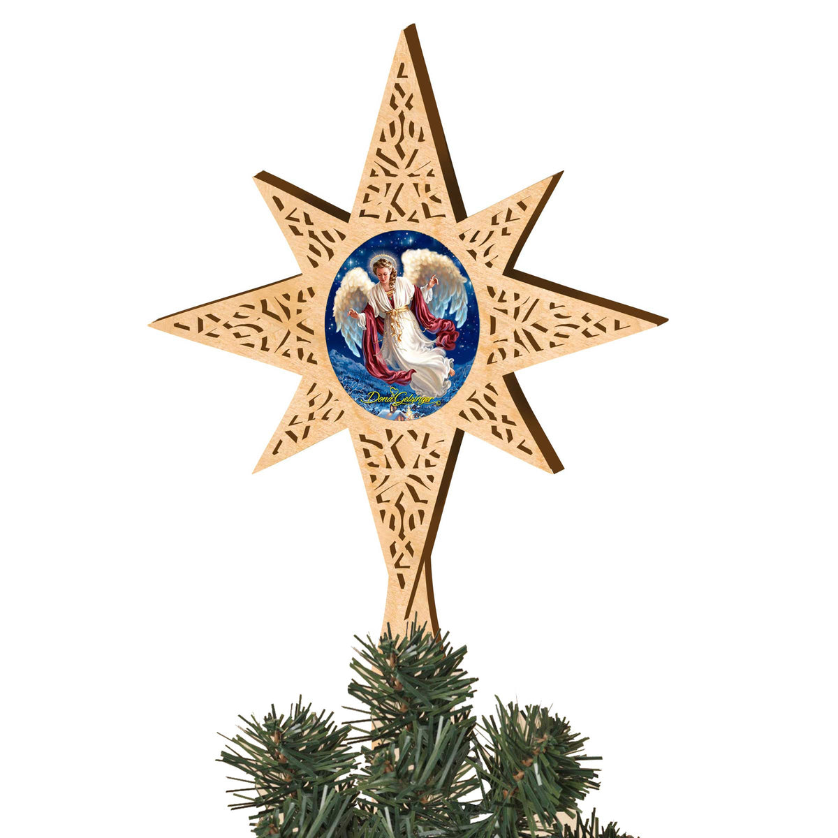 Angel Of Peace Tree Topper by D. Gelsinger - Christmas Decor - 89484-DG
