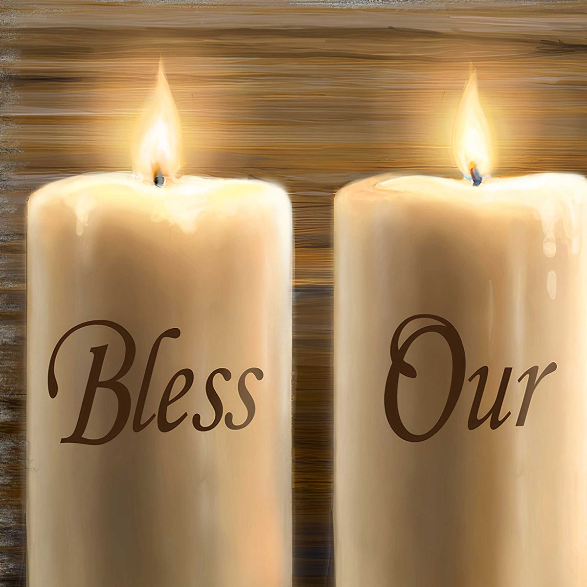 Bless Our Home Wall Art Christmas Decoration