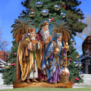 Three Wise Men Outdoor Decor by G. Debrekht - Nativity Holiday Decor - 8611040F