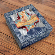 Little Blessings Icon Cross Glass Ornament