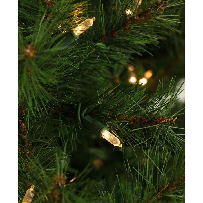 7.5' Lighted Foxtail Pine Artificial Christmas Tree with 900 Clear LED Lights - Christmas Trees USA