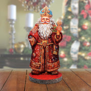 Festive Santa Limited Edition Centerpiece Wooden Figurine