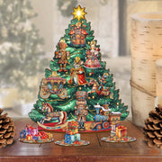 Nutcracker Christmas Tree Eco Wood Set