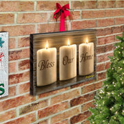 Bless Our Home Wall Art Christmas Decoration