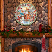 Merry Christmas Wreath Holiday Door Decor