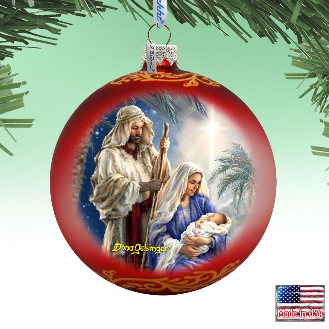 Holy Night Glass Ornament Limited Edition