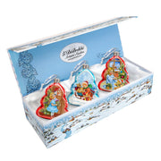 Kids Play Mercury Glass Ornaments Set of 3