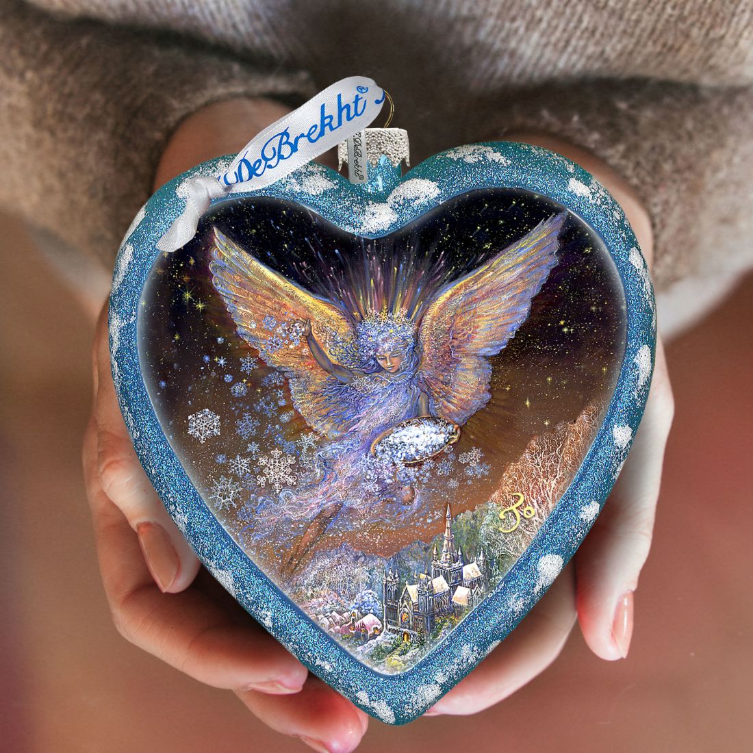 Wings of Love Glass Ornament Limited Edition