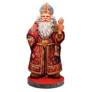 Festive Santa Limited Edition Centerpiece Wooden Figurine